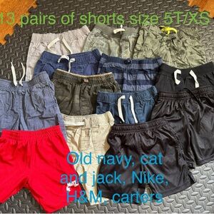 Kids Multi-Color Shorts Set- 5T/XS